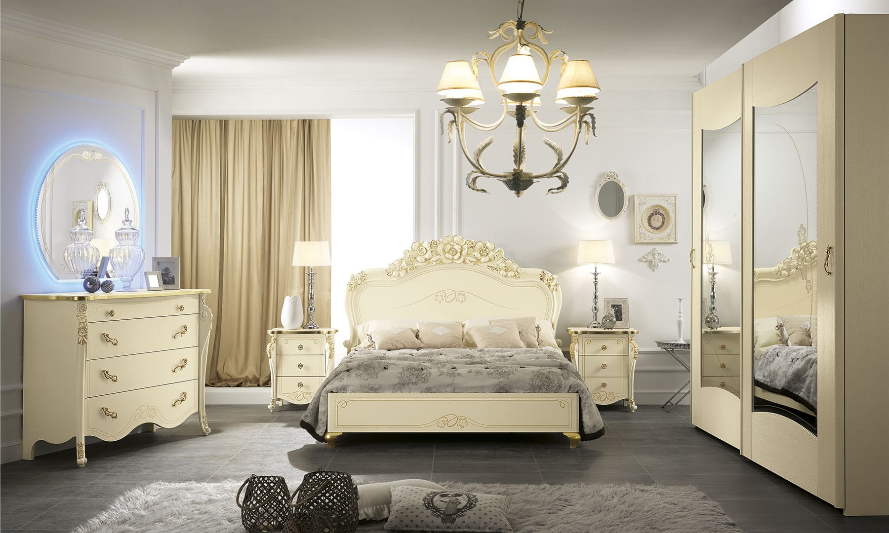 camera da letto classica elegante